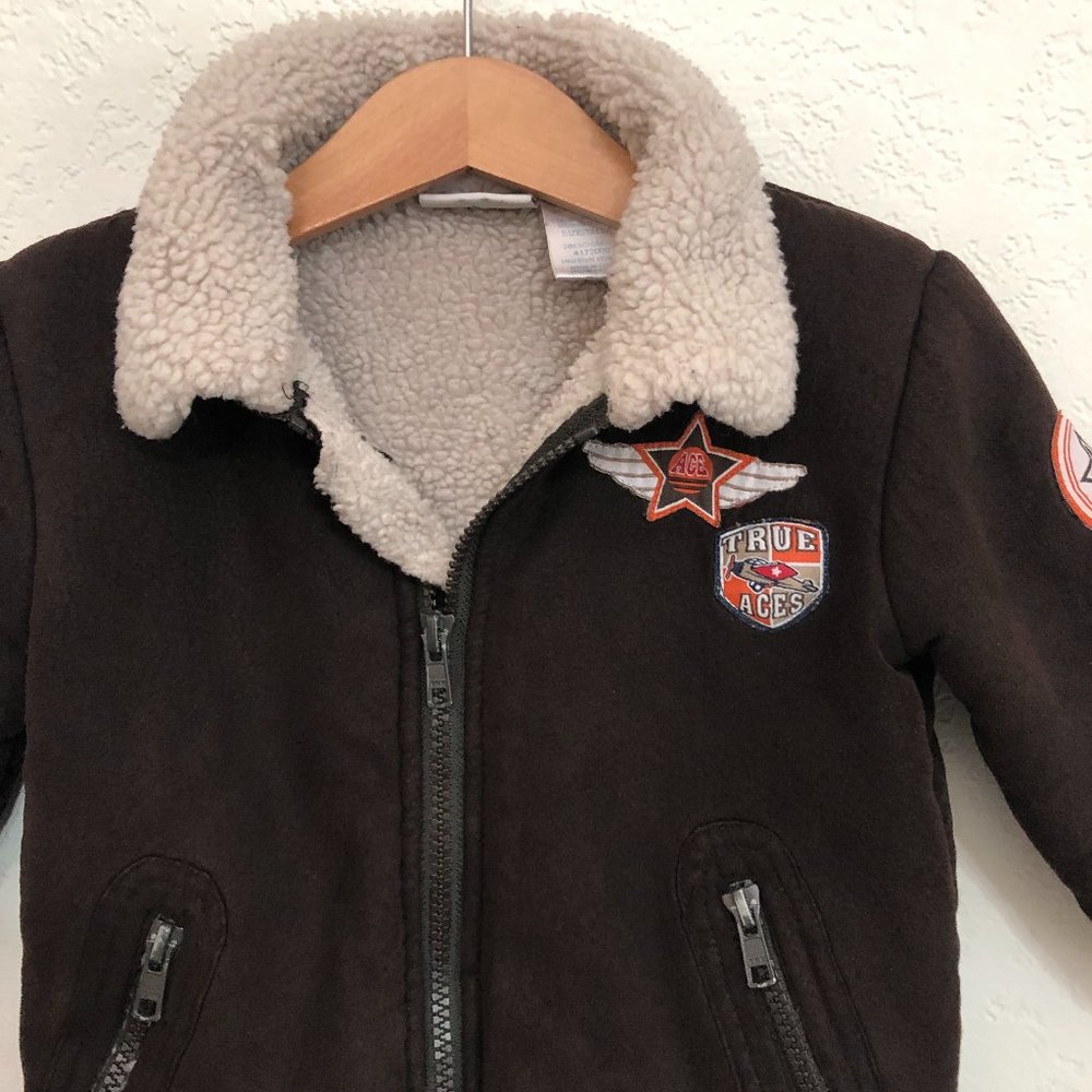 B.T. Kids 24 months pilot's fuzzy jacket